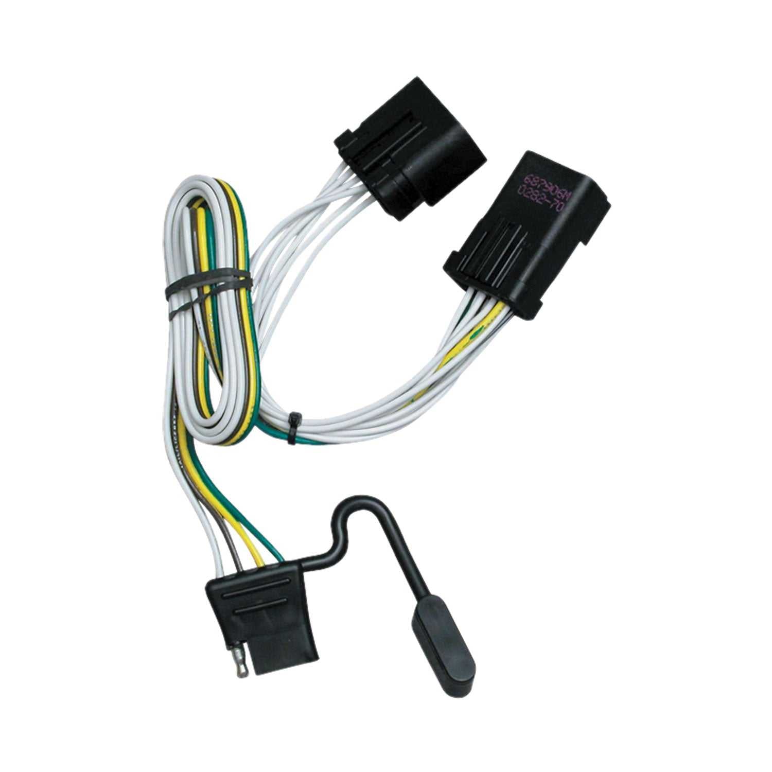 Tow Ready, 118381 Tekonsha Trailer Wiring Connector 4 Way Flat Replacement For