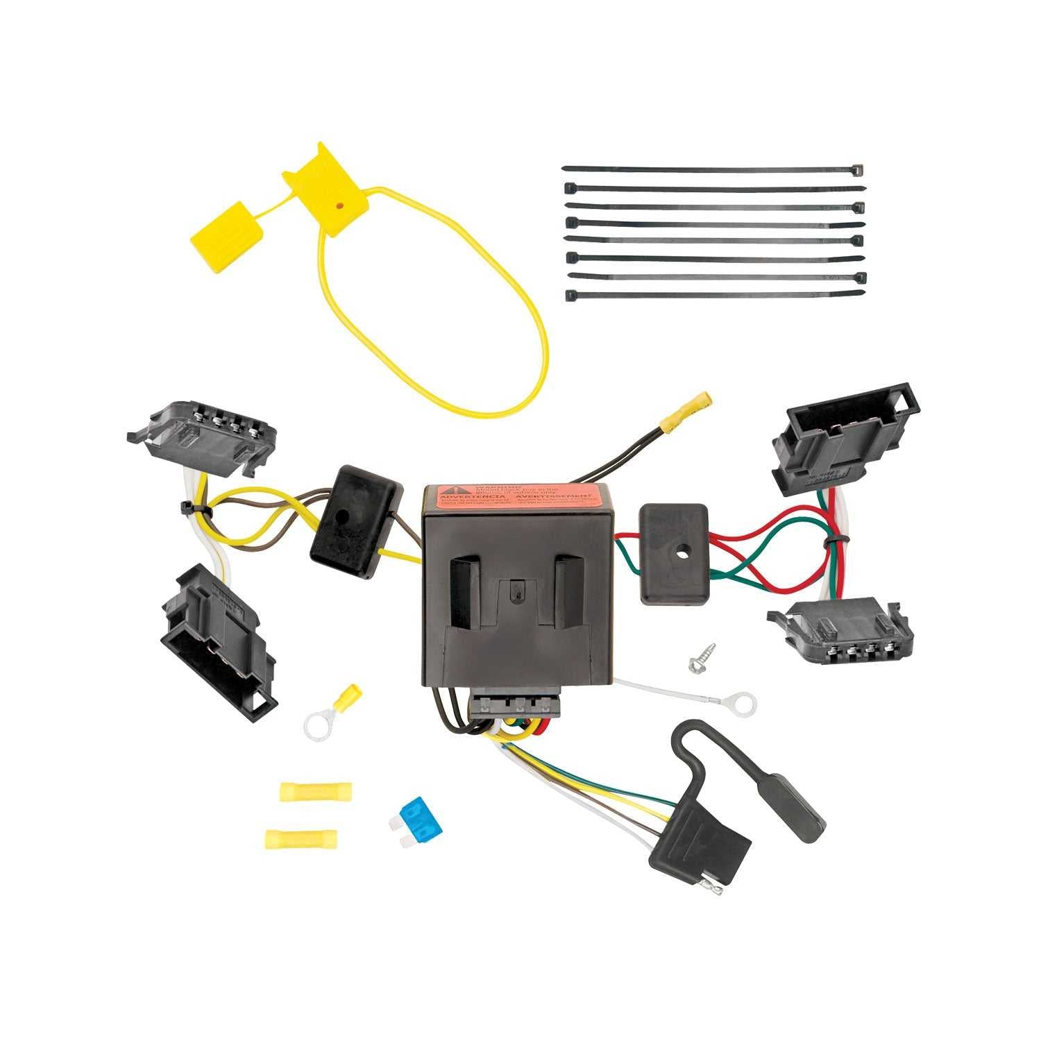 Tekonsha, 118572 Tekonsha Trailer Wiring Connector 4 Way Flat With Upgraded