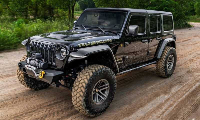 Bushwacker, 11950-07 Bushwacker 18-21 Jeep Wrangler JL (2 portes et 4 portes) Flat Style Flares 4pc - Noir