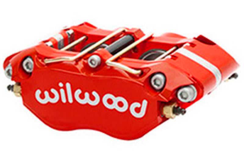 Wilwood, 120-10000-RD Etrier Wilwood-Dynapro Radial (Thin Pad) 1.75in Pistons .81in Disc - Rouge