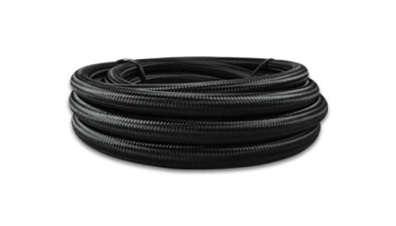 Vibrant, 12008 Vibrant -8 AN Black Nylon Braided Flex Hose (150 Foot Roll)