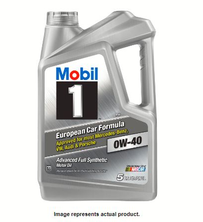 Mobil, 120760 Mobil M1 0W40 5 Qt Jug