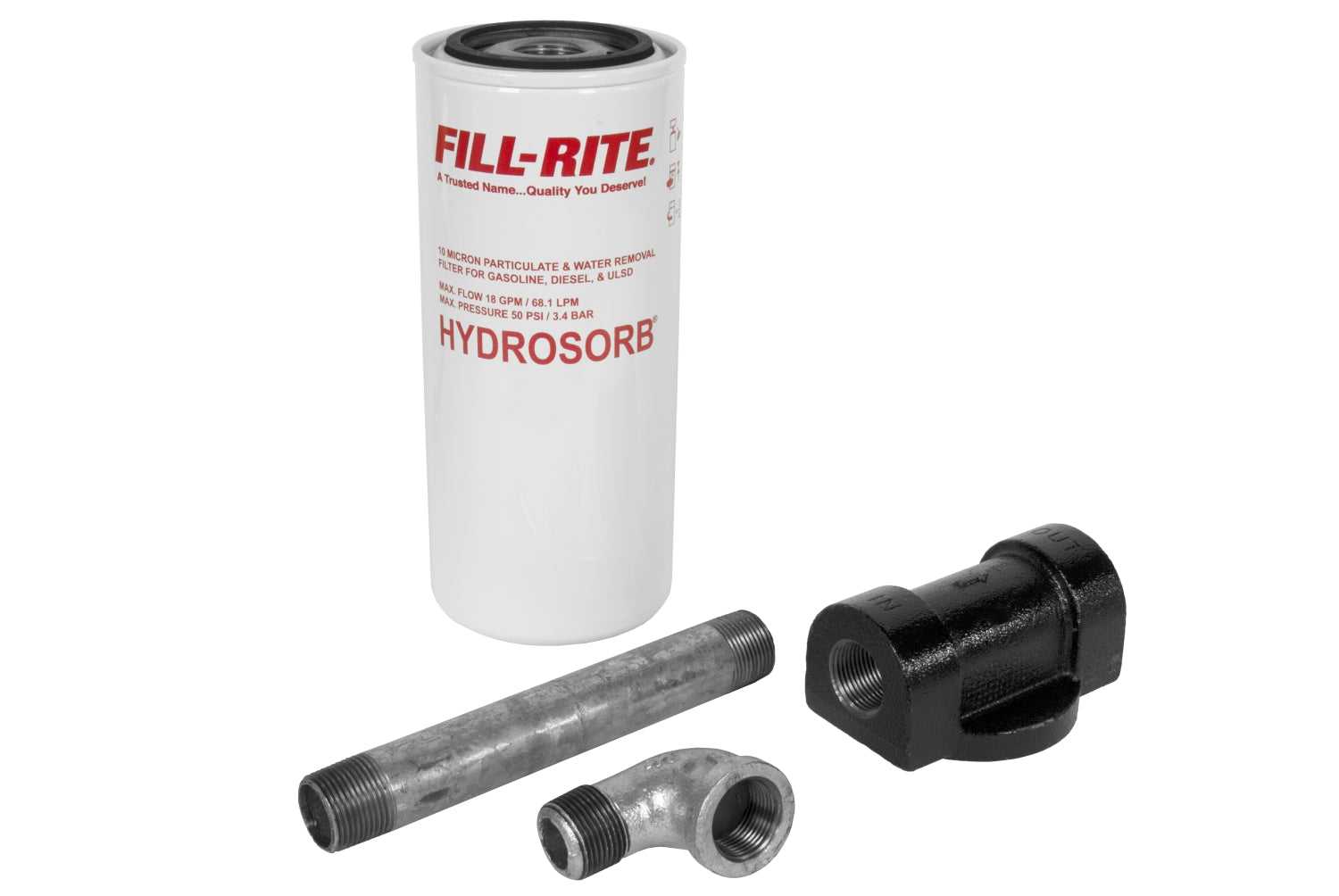 Fill Rite de Tuthill, 1210KTF7019 Pompe filtre pour réservoir de transfert de liquide Fill Rite by Tuthill