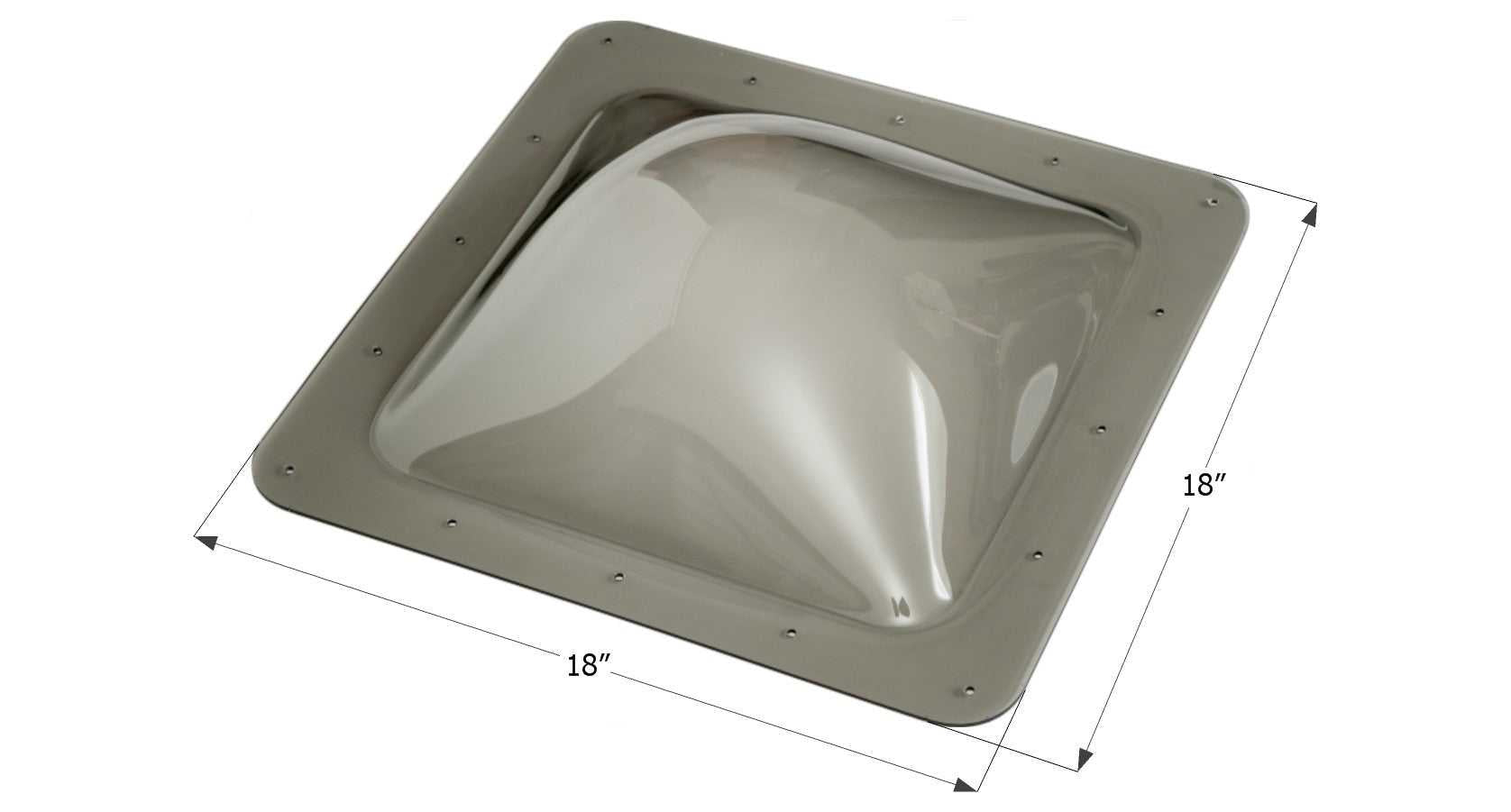 Icône, 12116 Icon Skylight 4 Inch High Bubble Type Dome (Dôme de type bulle)