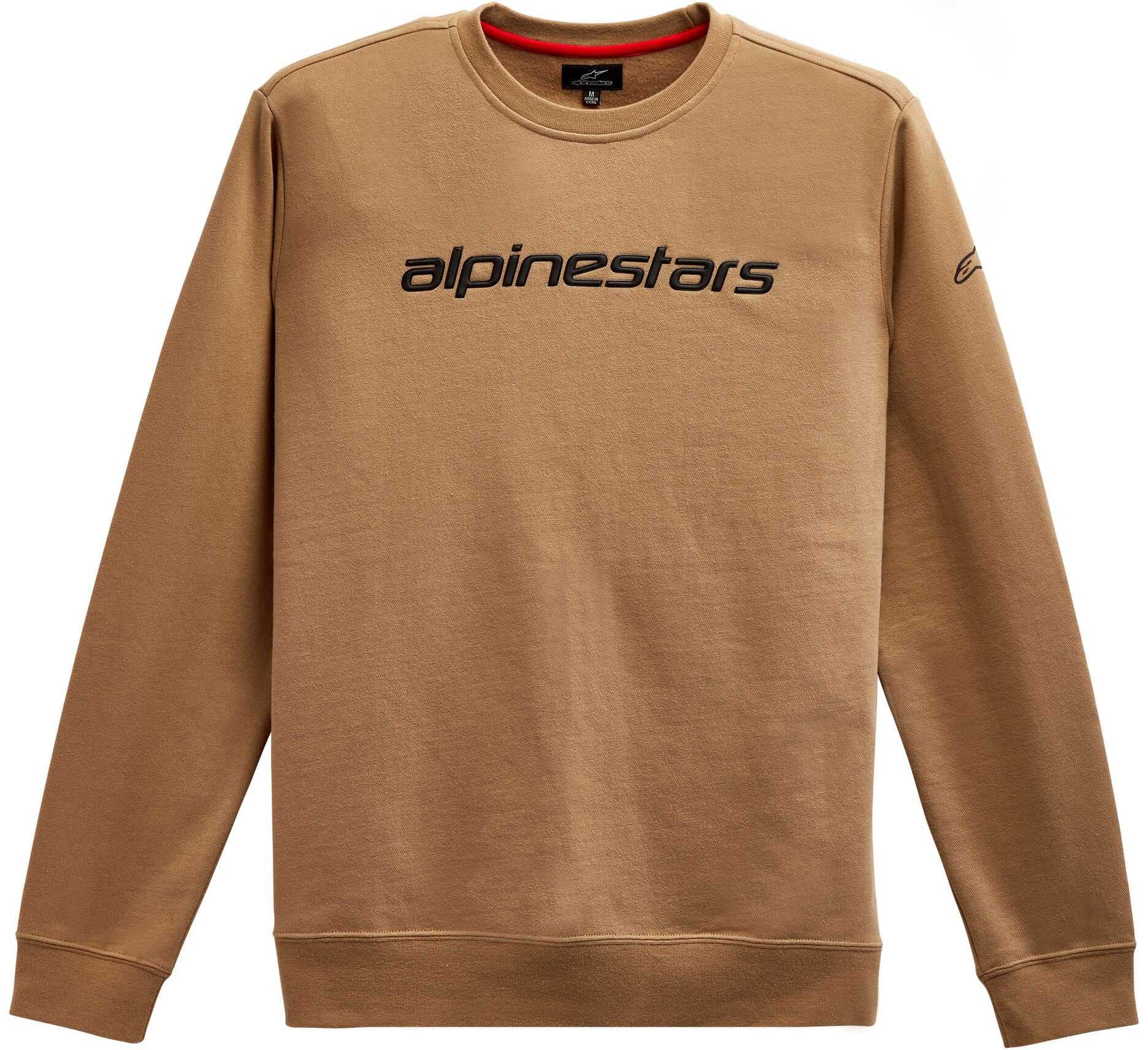 ALPINESTARS, 1212-51324-2310-L Linear Crew Fleece Sand/Black Lg