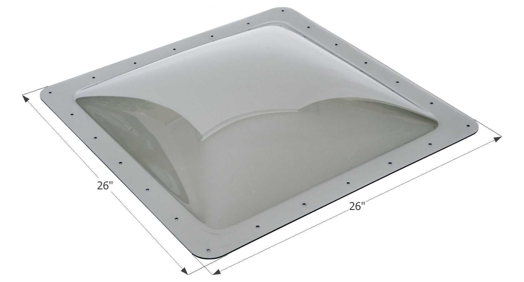 Icône, 12121 Icon Skylight 4 Inch High Bubble Type Dome (Dôme de type bulle)