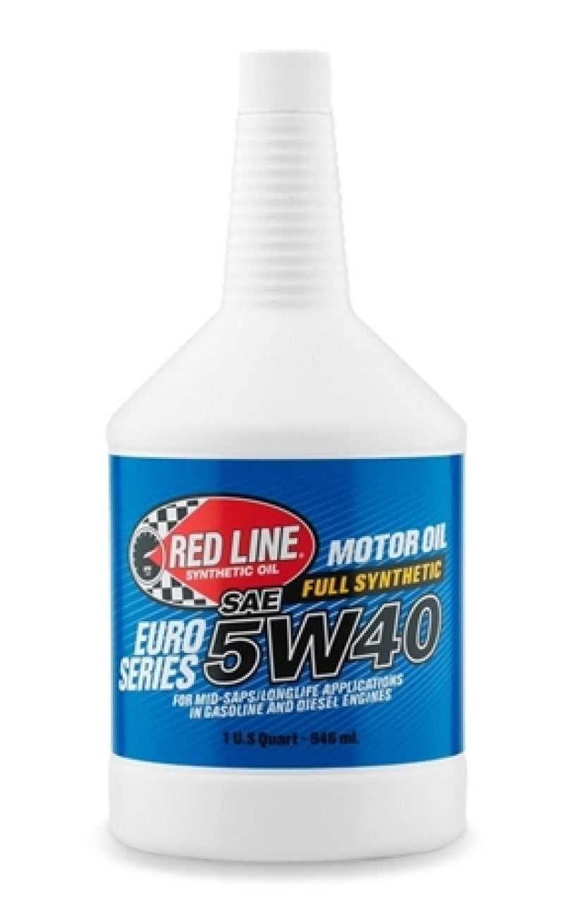 Ligne rouge, 12404 Red Line Euro-Series 5W40 Motor Oil Quart - Case of 12