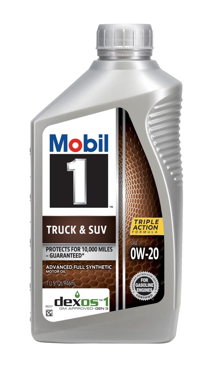 Mobil, 124592 Mobil Mobil 1 Truck & Suv 0W-20 6X1Qt.