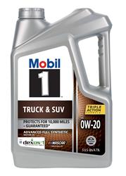 Mobil, 124593 Mobil Mobil 1 Truck & Suv 0W-20 3X5Qt.