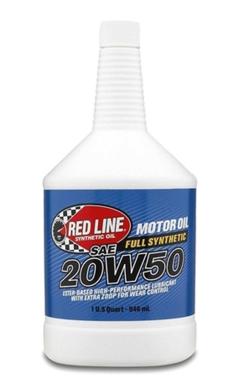 Red Line, 12504-1 Red Line 20W50 Huile moteur Quart - Simple