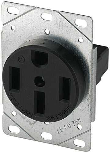 Cooper Wire, 1258-SP Cooper Wire Receptacle 3 Pole/ 4 Wire