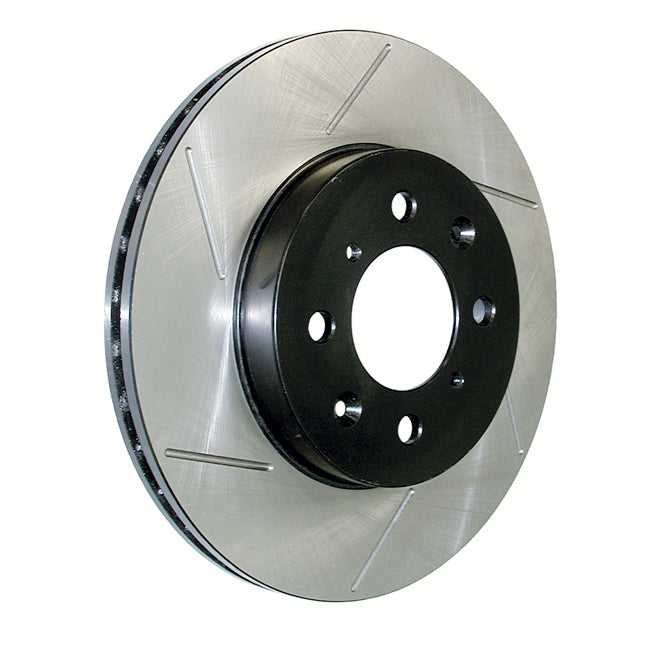 Stop Tech/ Fente d'alimentation, 126.66057SL Stop Tech/ Power Slot Brake Rotor Silver E-Coated