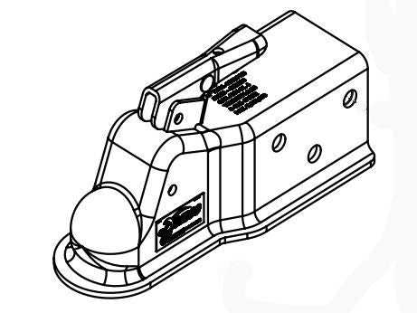 Demco, 12925 Demco RV Trailer Coupler Class III Straight Tongue