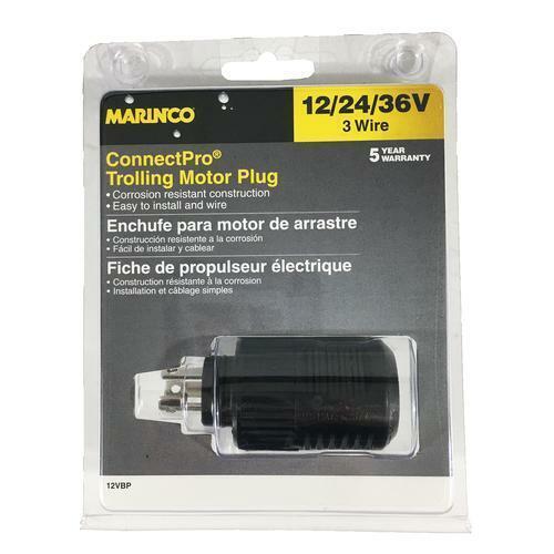 Marinco, 12VBP Marinco 3-Wire Trolling Motor Plug (prise pour moteur à la traîne)