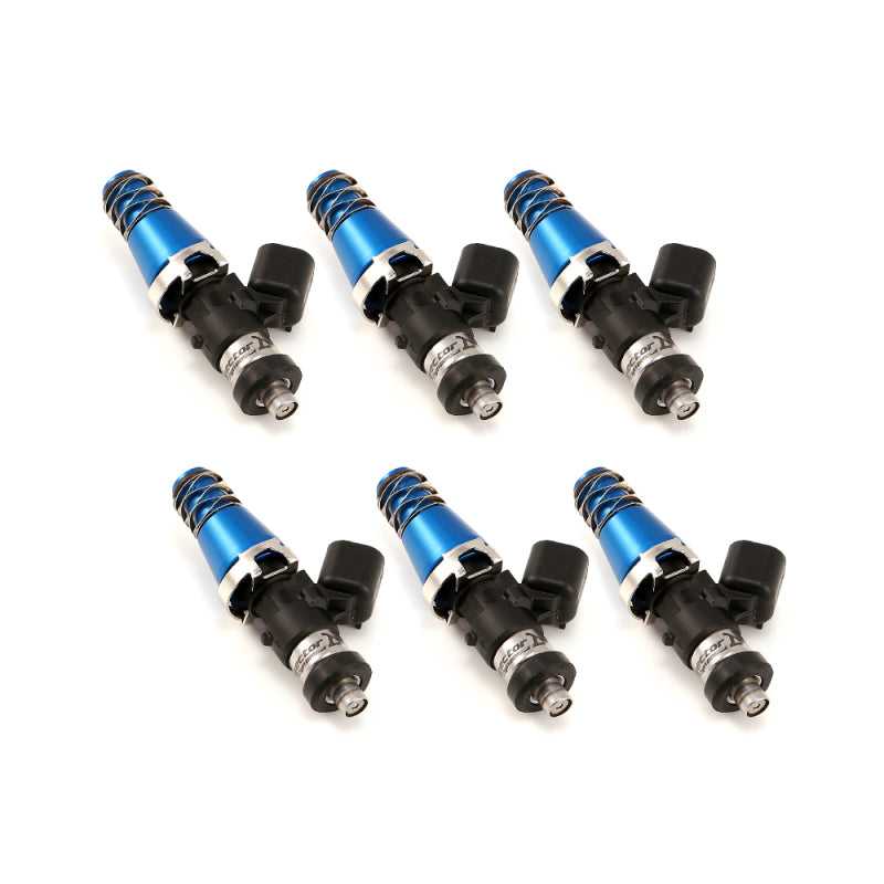 Dynamique des injecteurs, 1300.60.11.D.6 Injector Dynamics 1340cc Injectors - 60mm Length - 11mm Blue Top - Denso Lower Cushion (Set of 6)