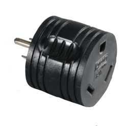 Arcon, 13333 Arcon Power Cord Adapter 4 Pin Male Plug End And Striped End (Adaptateur de cordon d'alimentation à 4 broches mâles et extrémité striée)