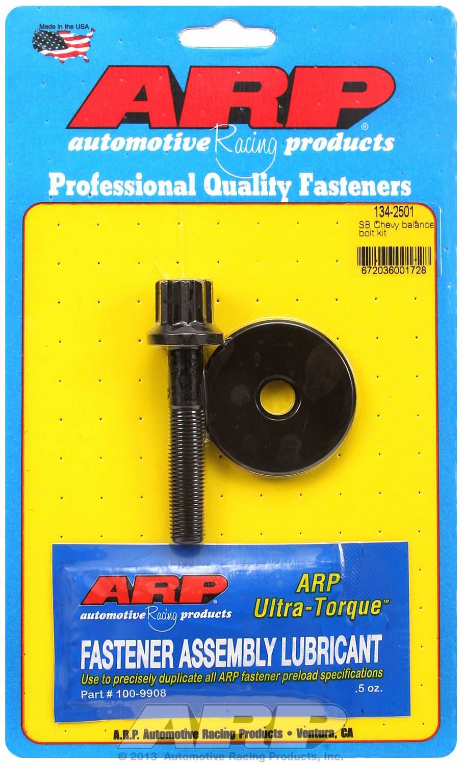 Attaches ARP, 134-2501 Fixations ARP Boulon d'équilibreur harmonique pour Chevrolet