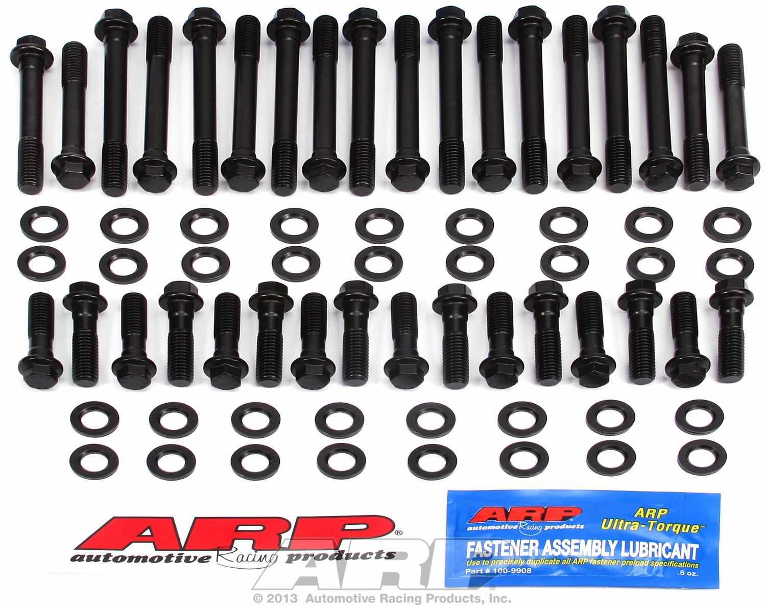 Attaches ARP, 134-3601 ARP Fasteners Cylinder Head Bolt Set For Use With Chevy (Jeu de boulons de culasse ARP pour Chevrolet)