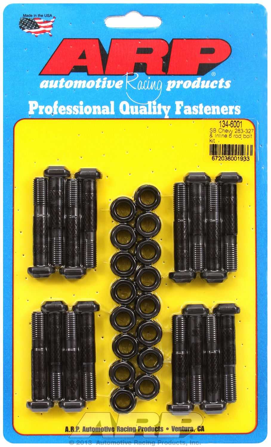 Fixations ARP, 134-6001 ARP Fasteners Boulon de tige de connexion pour 265/ 283/ 327