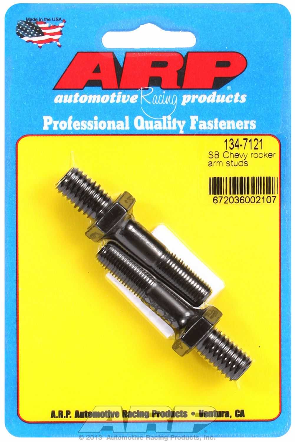 Attaches ARP, 134-7121 ARP Fasteners Rocker Arm Stud Pour Chevy Small Block