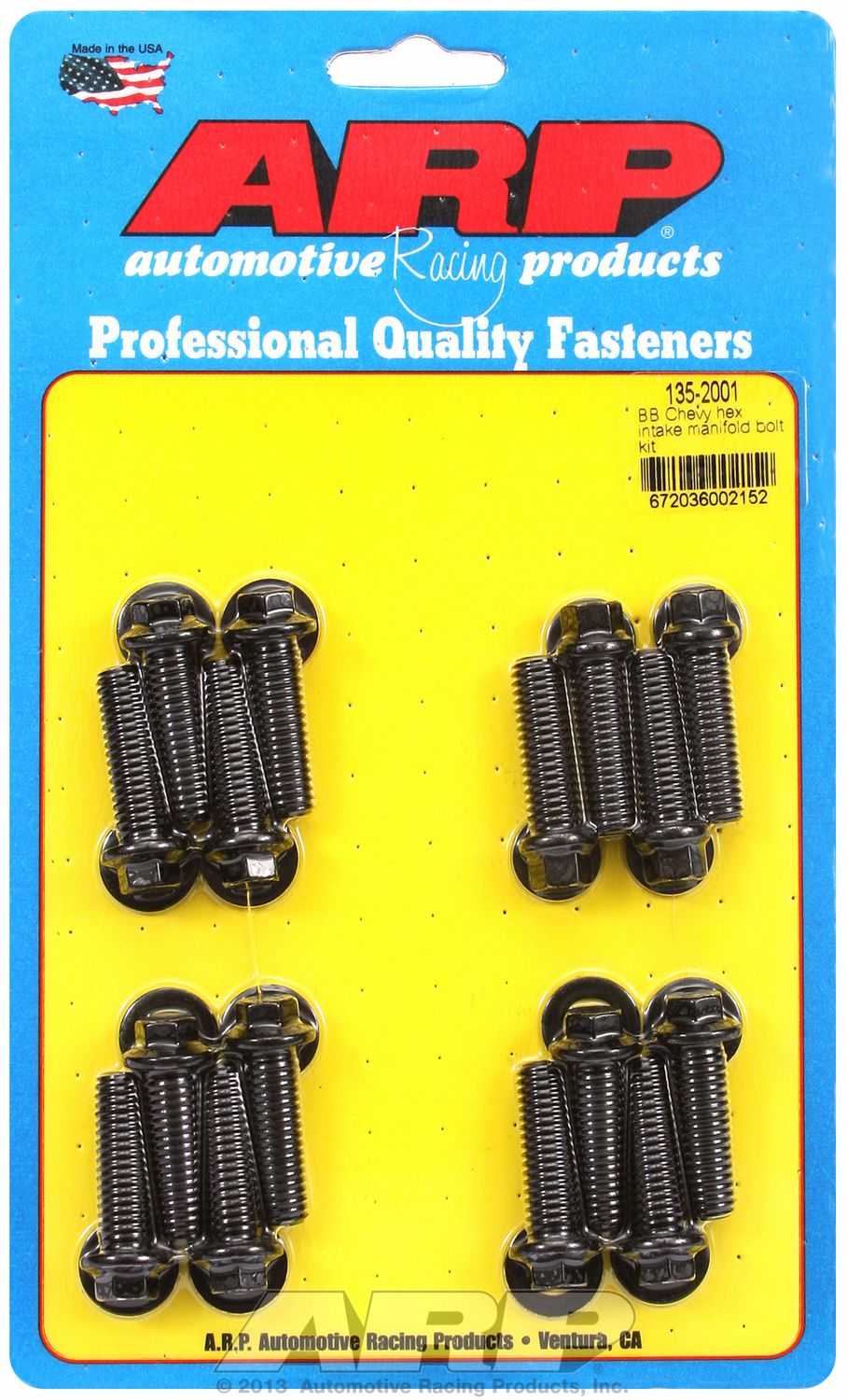 Attaches ARP, 135-2001 ARP Fasteners Intake Manifold Bolt For Use With Chevy 396/