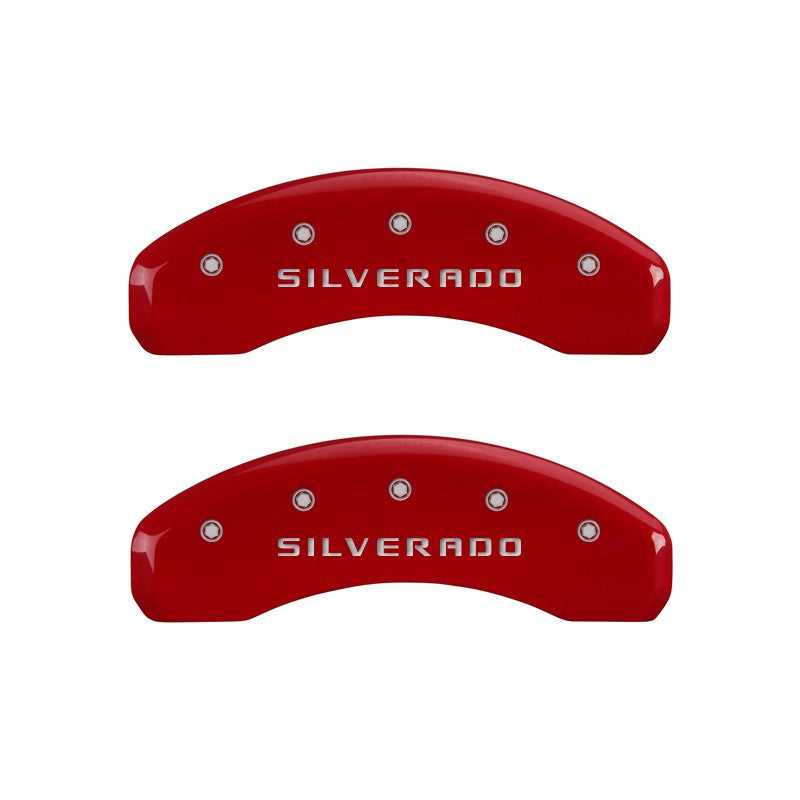 MGP Caliper Cover, 14005SSILRD MGP Couvercle d'Etrier Couvercle d'Etrier Set de 4