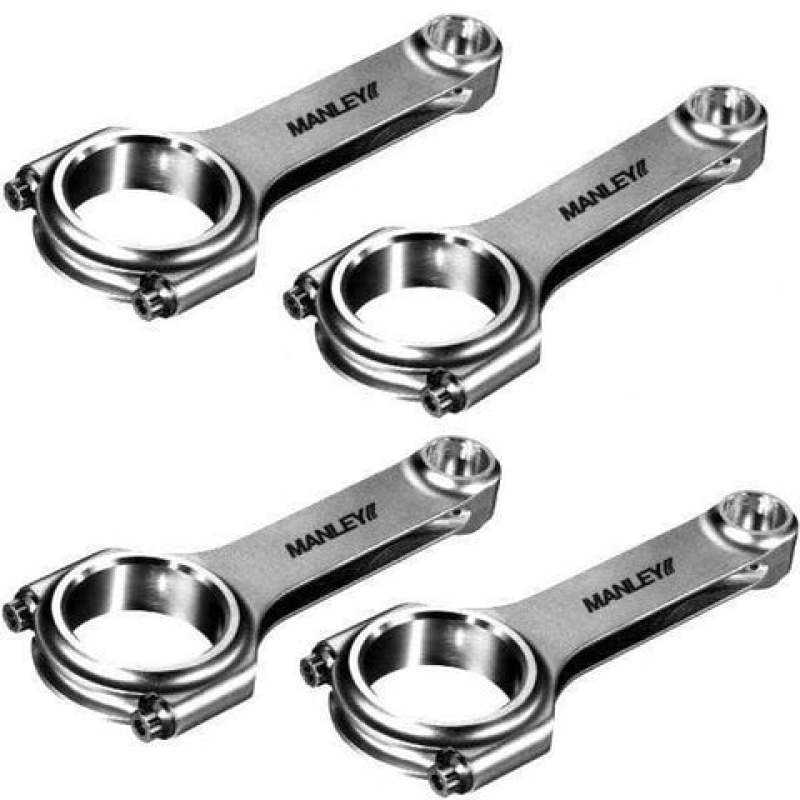 Manley Performance, 14032-4 Manley Mazda Speed 3 MZR 2.3L DIDSI Turbo 22.5mm Pin H-Beam Connecting Rod Set