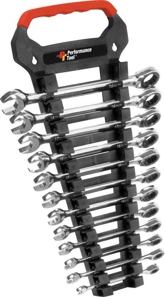 OUTIL DE PERFORMANCE, W30642 Performance Tool 12 Pc Met Ratchet Wrench Set